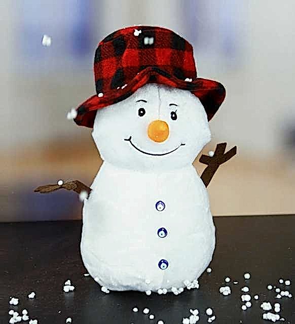 Sevgiliye pelüş ayıcık - kardan adam pelüş