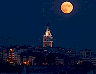 gece ve dolunay ile ilgili sozler