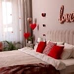 sevgililer gunu yatak odasi susleme