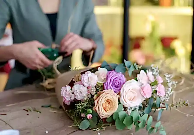 çiçek buketi tasarımı